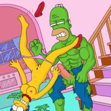 Homer fucks Marge after turning into the Incredible Duh! xl-toons.win