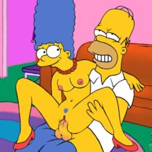 Marge keeps Homer away from the TV with sex xl-toons.win