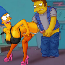 Marge having kinky sex with naughty Snake xl-toons.win