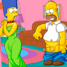 Homer fucks Marge while high on sex pills xl-toons.win