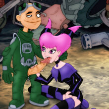 Jinx has sex with a spaceman in a scrap yard xl-toons.win