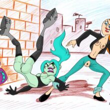 Ember and Jazz get into a catfight over Danny Phantom xl-toons.win